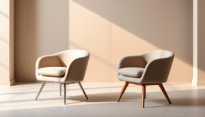 moderne stühle mit armlehnen